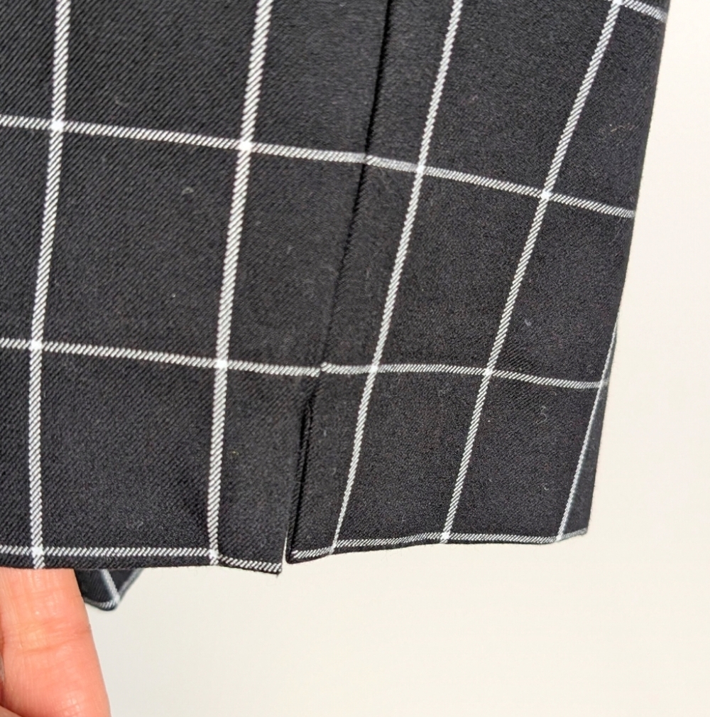 NWT Talbots‎ Chatham Ankle Pants - Window Pane Black Cotton Spandex 8 Petites - Picture 4 of 10